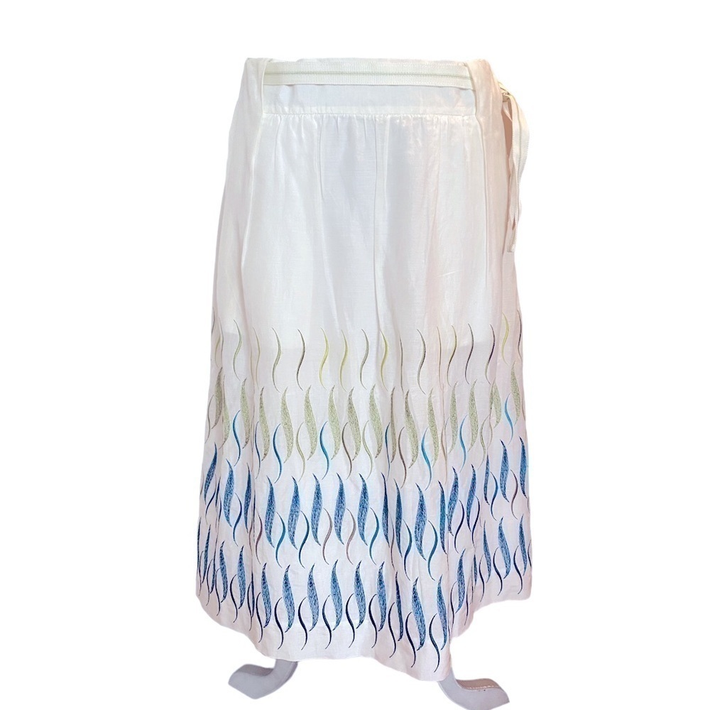 NIC + ZOE COTTON EMBROIDERED SKIRT (0877)
